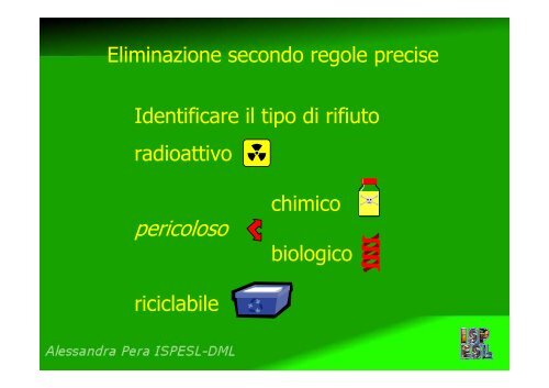 Gestione dei rifiuti in laboratorio