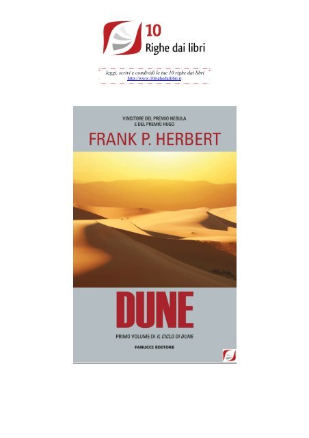 dune275:Layout 1.qxd - 10 Righe dai libri