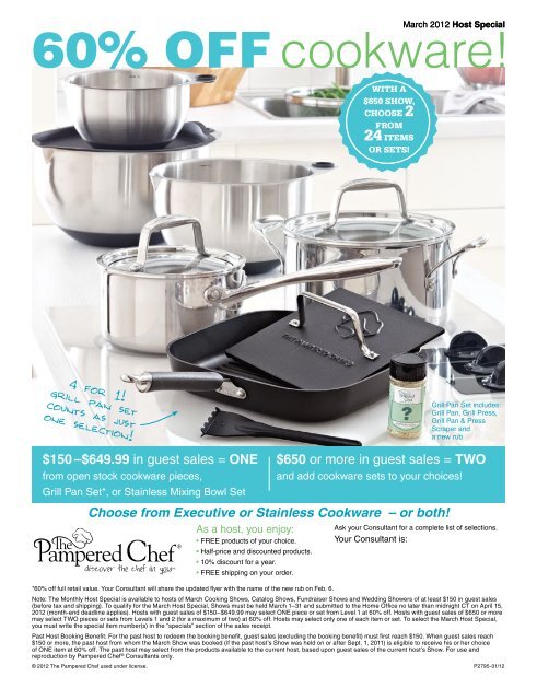 Host Special - Pampered Chef