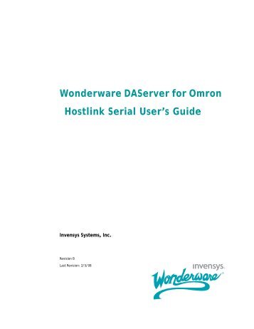 Omron C Series HostLink Serial.pdf - Logic, Inc.