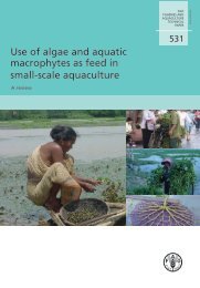 Use of algae and aquatic macrophytes as feed in small-scale ... - FAO