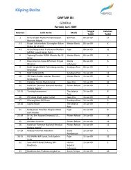 Daftar Isi Kliping Berita PNPM Mandiri Periode Juni ... - psflibrary.org