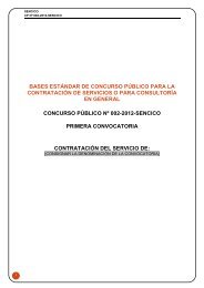 bases estÃ¡ndar de concurso pÃºblico para la contrataciÃ³n ... - Sencico