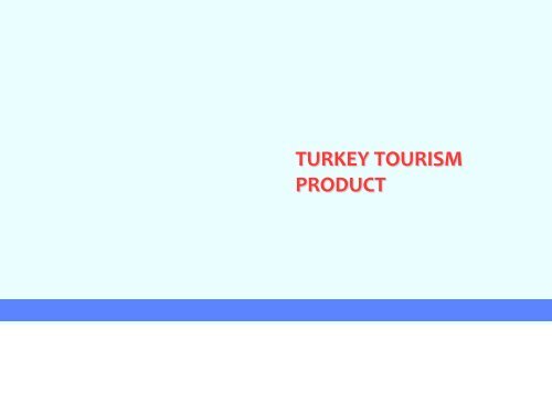 REPUBLIC OF TURKEY MINISTRY OF CULTURE AND TOURISM ...