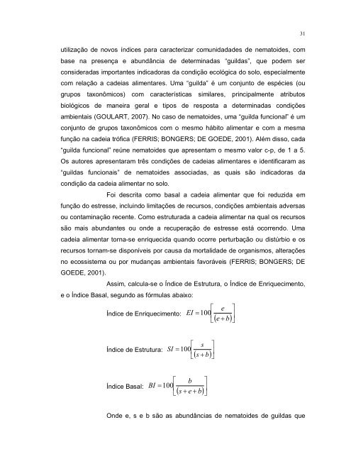 diversidade de nematoides em sistemas de culturas e ... - Index of