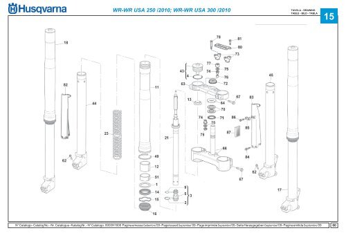 (09-2009) WR-WR USA 250/2010 WR-WR USA 300 ... - Husqvarna