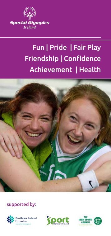 General Information Leaflet - Special Olympics Ireland