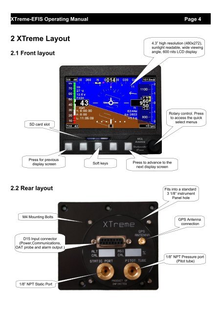 XTreme EFIS - STRATOMASTER Instrumentation MGL Avionics