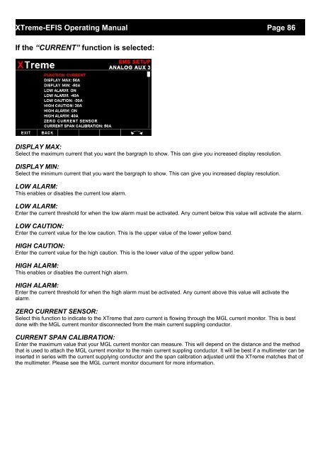 XTreme EFIS - STRATOMASTER Instrumentation MGL Avionics