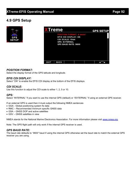 XTreme EFIS - STRATOMASTER Instrumentation MGL Avionics