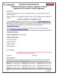 Appraiser Questionnaire - BC Assessment