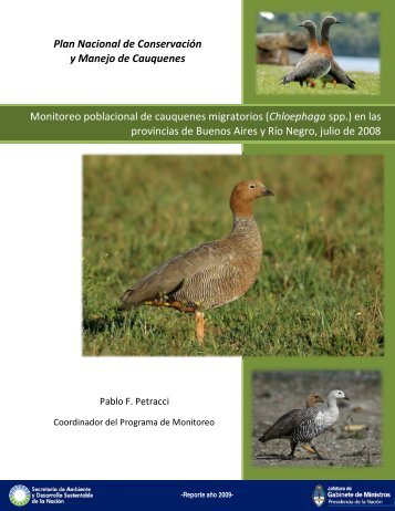 Plan Nacional de ConservaciÃ³n y Manejo de Cauquenes Monitoreo ...