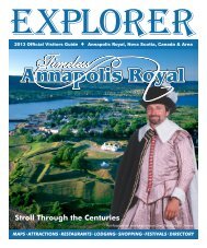 Explorer - Tour Annapolis Royal