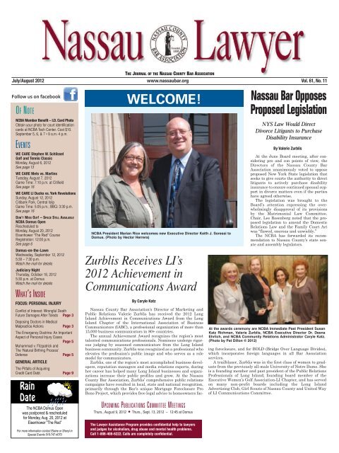 COVER NL 09_06.qxd - Nassau County Bar Association
