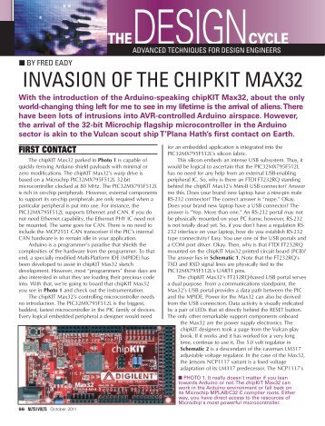 INVASION OF THE CHIPKIT MAX32 - Nuts & Volts Magazine