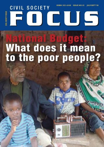 National Budget: What does it mean to the poor people?