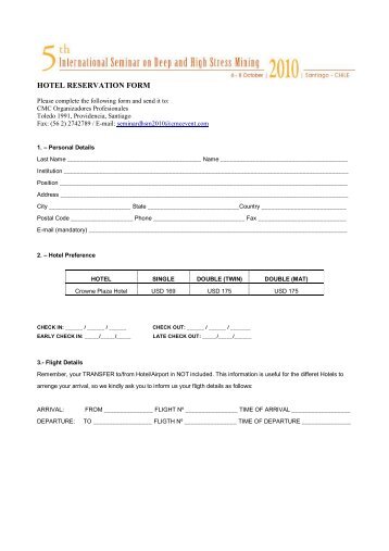 download hotel reservation form