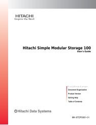 Hitachi Simple Modular Storage 100 Users Guide - MaxData