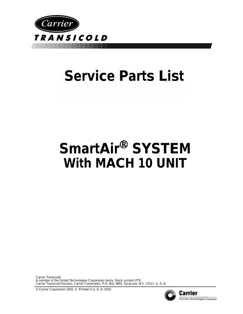 SmartAir Mach 10 - Sunbelt Transport Refrigeration