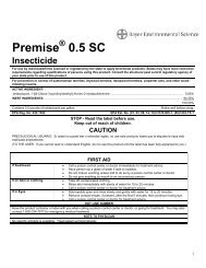 Premise Â® 0.5 SC Insecticide - Label