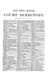 COUET DIRECTORY. - Cheshire County Council - Cheshire County ...