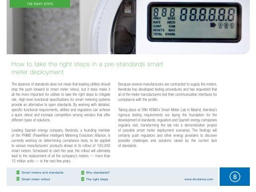 Smart Meter Open Standards - DNV Kema