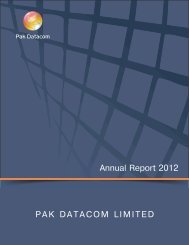 Annual Report-2012 - Pak Datacom Ltd