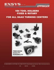 HAAS Tooling Catalog - EXSYS Tool, Inc.