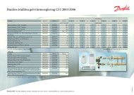 Danfoss trÃ¥dlÃ¶sa golvvÃ¤rmereglering CF2 2005/2006