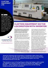 Clayton Equipment Casestudy (PDF 3417 Kb) - Cadspec