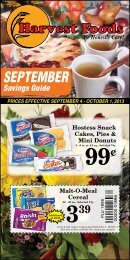 Harvest Savings Guide 2013-09 - URM Stores, Inc.