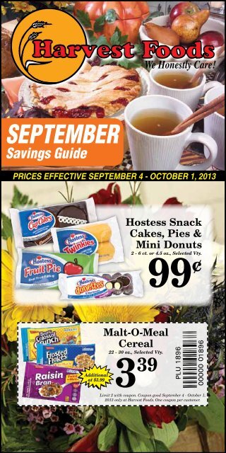 Harvest Savings Guide 2013-09 - URM Stores, Inc.