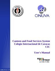 Canteen User Manual - Colegio Internacional de Caracas