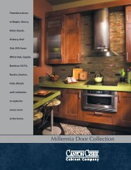 Door Brochure - Canyon Creek Cabinet Company