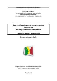 Las certificaciones de conocimientos de lenguas en los ... - AUF