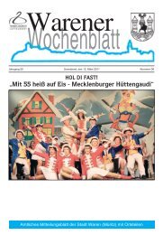 Warener Wochenblatt - Müritz