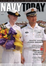 CHINA BOUQUET FROM - Royal New Zealand Navy