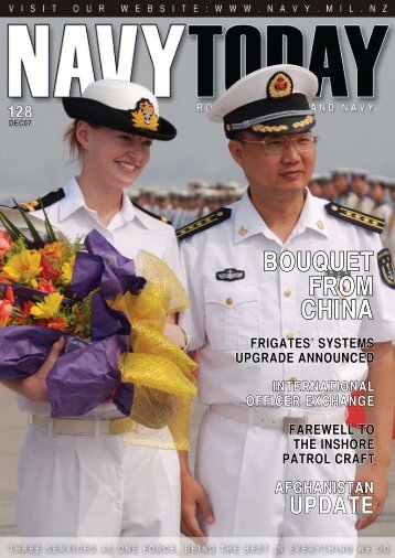 CHINA BOUQUET FROM - Royal New Zealand Navy