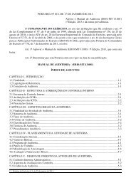 Manual de Auditoria (EB10-MT-13.001) - ExÃ©rcito Brasileiro