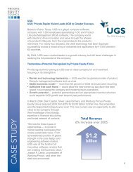 CASE STUDY - Private Equity Growth Capital Council