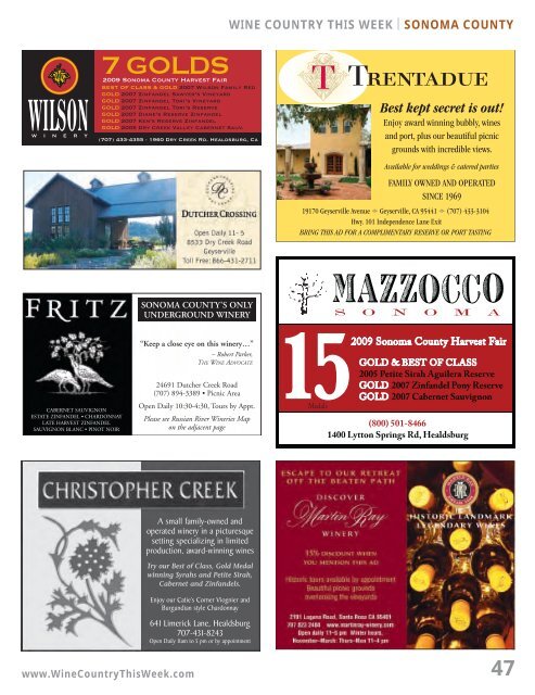 Download as a PDF - Wine Country This Week