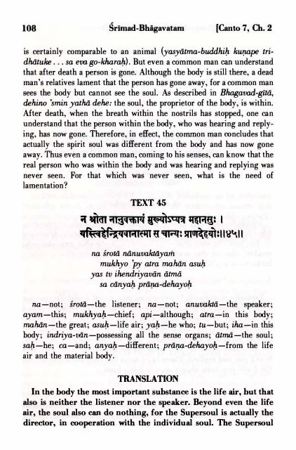 SRIMAD BHAGAVATAM - Prabhupada