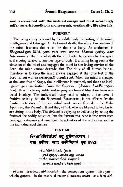 SRIMAD BHAGAVATAM - Prabhupada