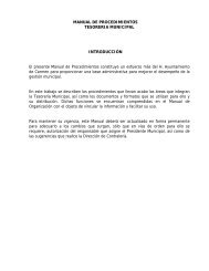 Manual de Procedimientos Tesoreria Municipal - H. Ayuntamiento ...