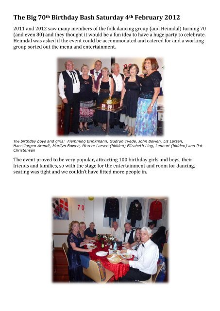 November 2011 Newsletter - The Danish Club in Brisbane, Australia