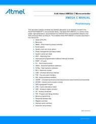 Atmel AVR XMEGA C Manual - E-LAB Computers