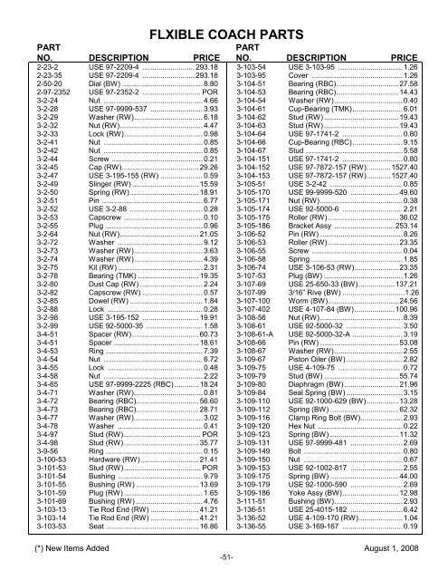 flxible coach parts - ABC Companies