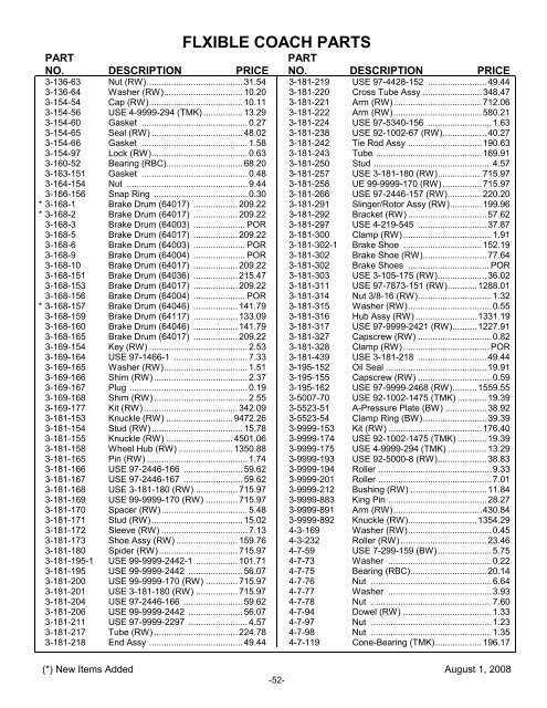 flxible coach parts - ABC Companies