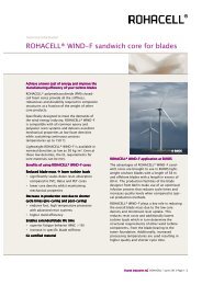 ROHACELL WIND-F Product Information