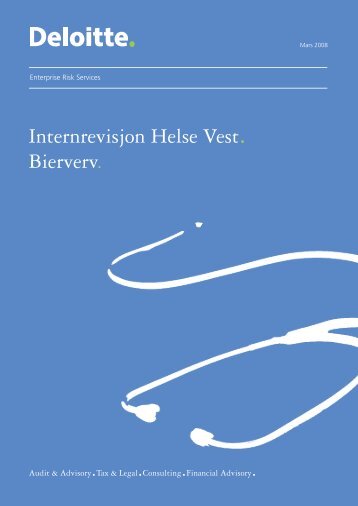 Bierverv - Samlerapport - Helse Vest